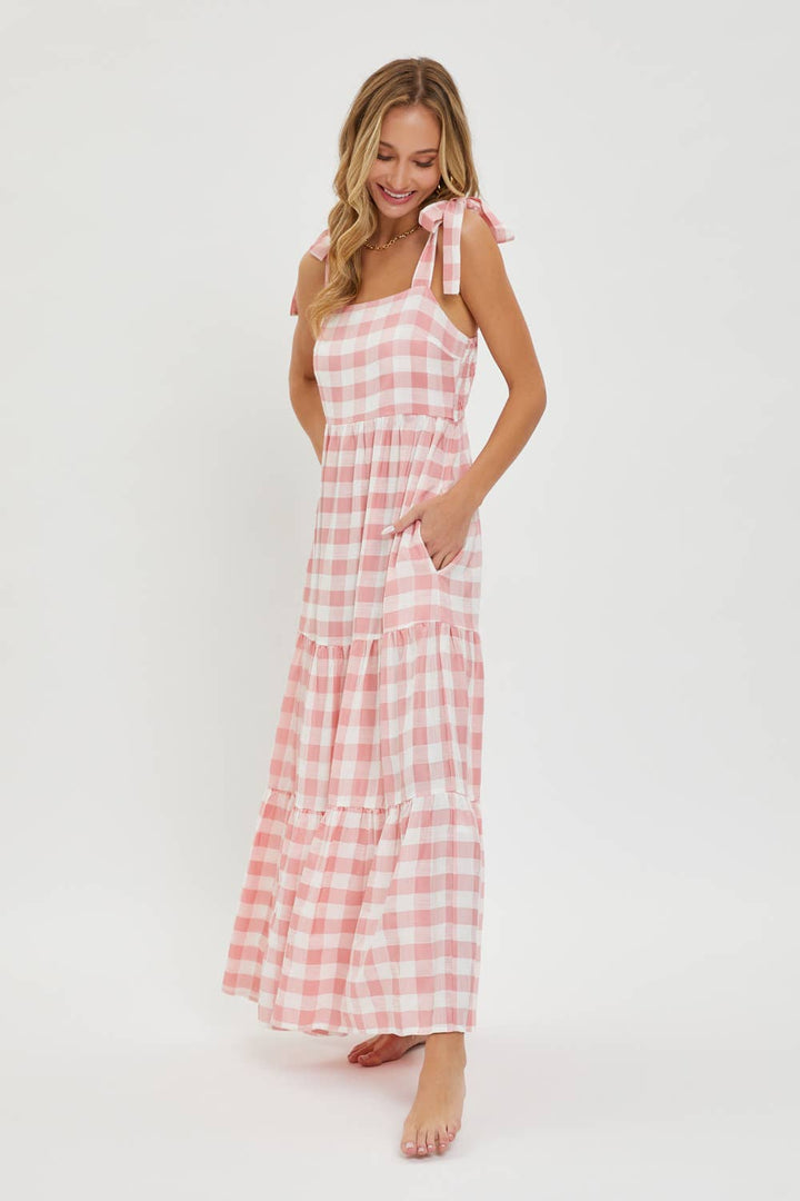 Gingham Maxi Dress
