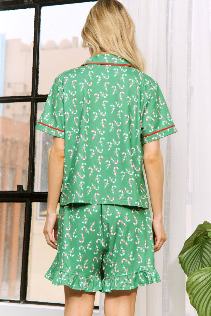 Pre-Order Christmas Candy Cane Pajama Set