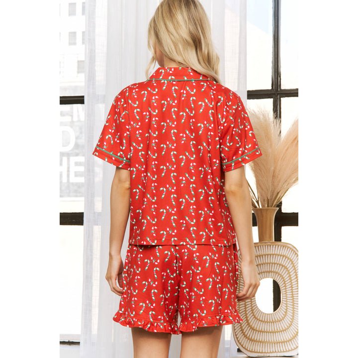 Pre-Order Christmas Candy Cane Pajama Set