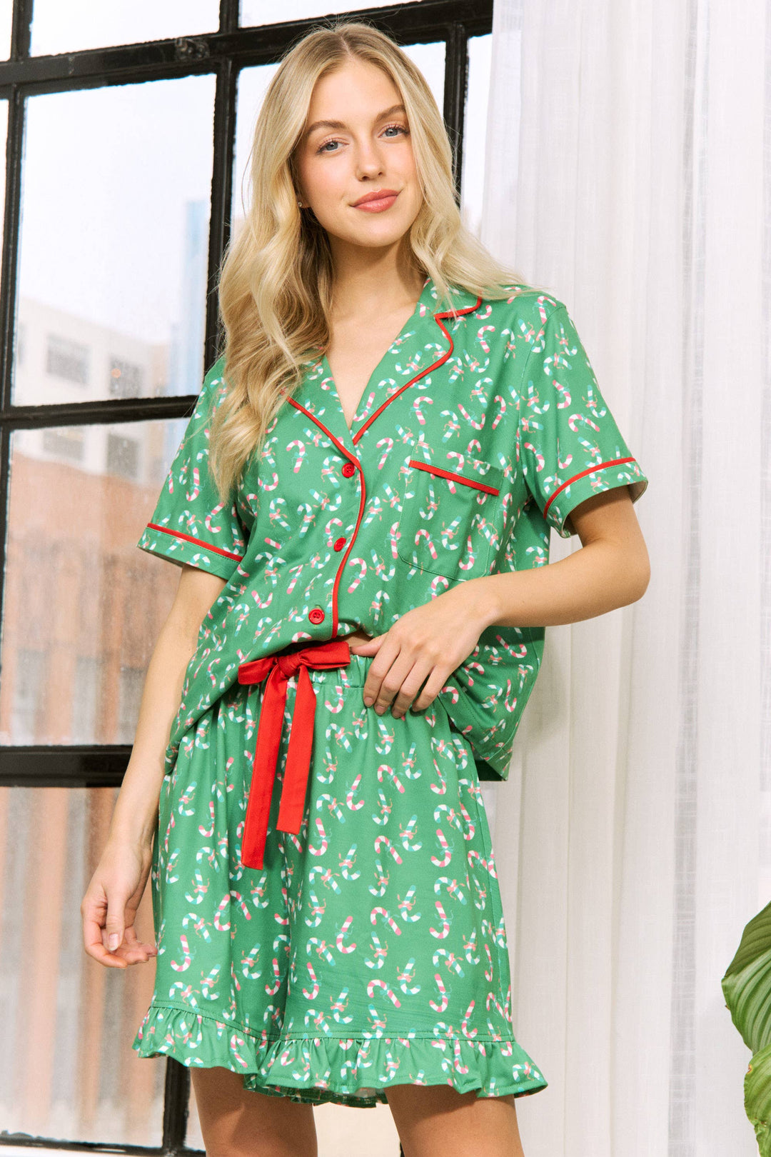 Pre-Order Christmas Candy Cane Pajama Set