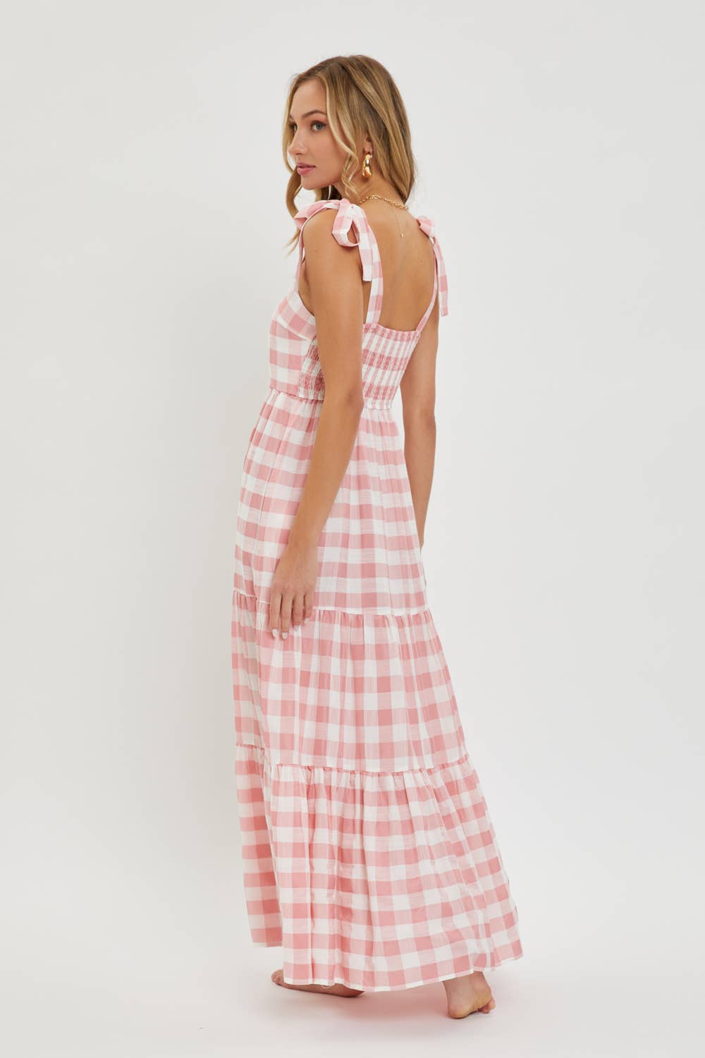 Gingham Maxi Dress
