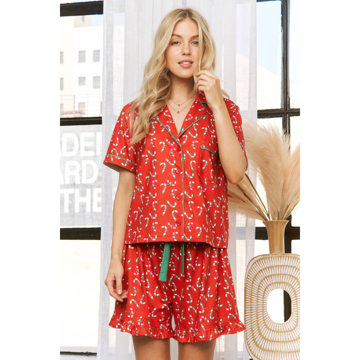 Pre-Order Christmas Candy Cane Pajama Set