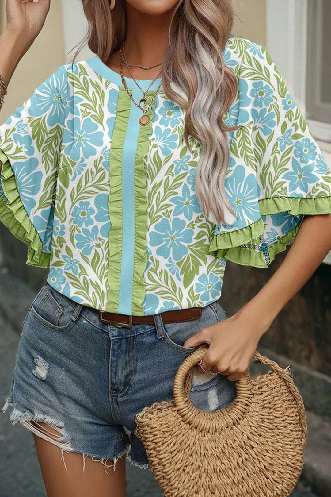 Floral Print Blouse