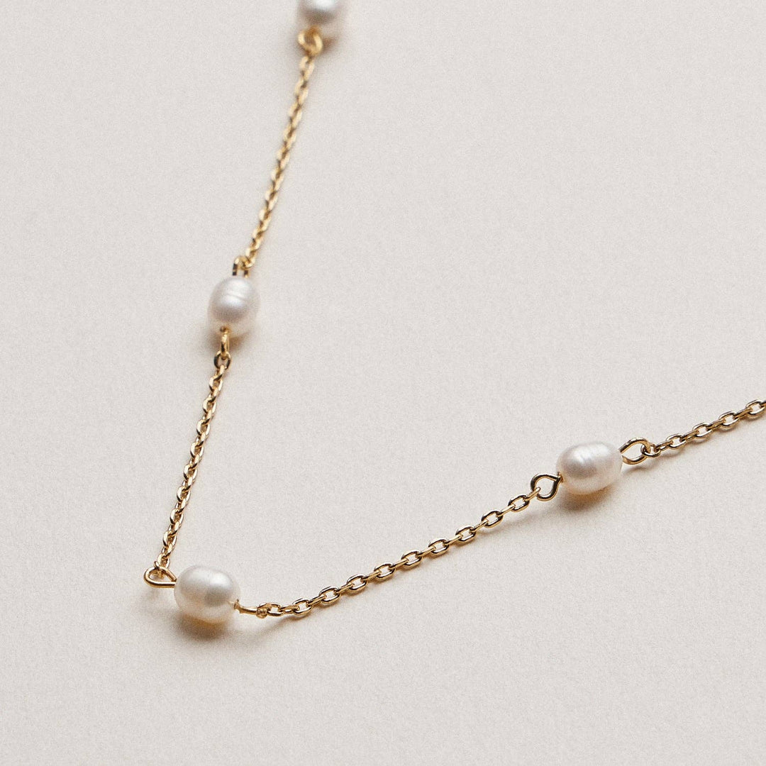 Pre-Order Gold Pearl Necklace