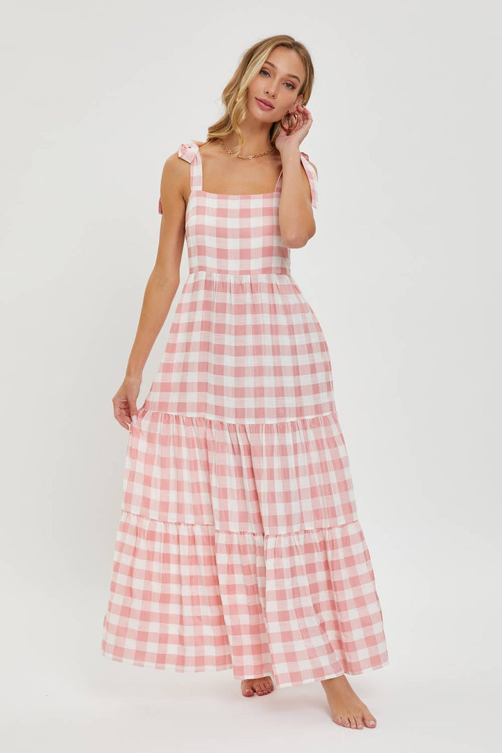 Gingham Maxi Dress