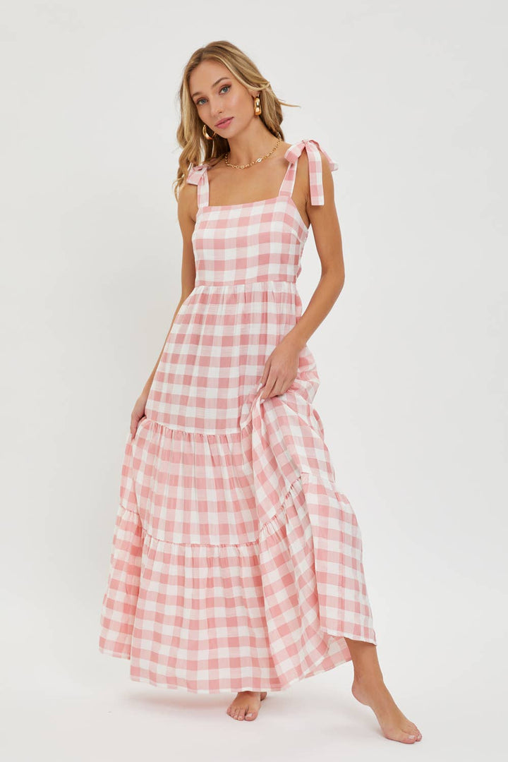 Gingham Maxi Dress