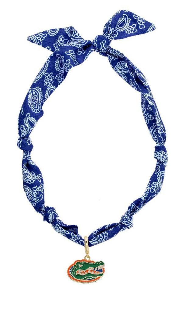 Florida Gators NCAA Officially Licensed Logo Bandana Scarf Necklace