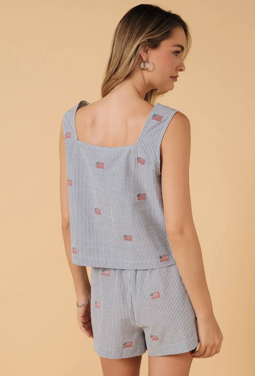 Red, White &amp; Blue Coastal Americana Tank