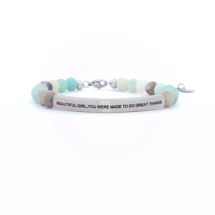 Beautiful Girl You Were Made to do Great Things Bracelet - Hendryx Boutique LLC