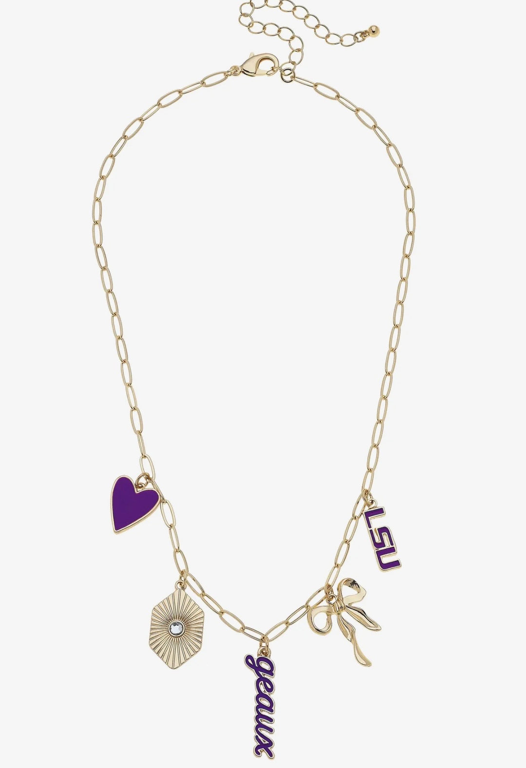 PRE-ORDER LSU Tiger Charm Necklace