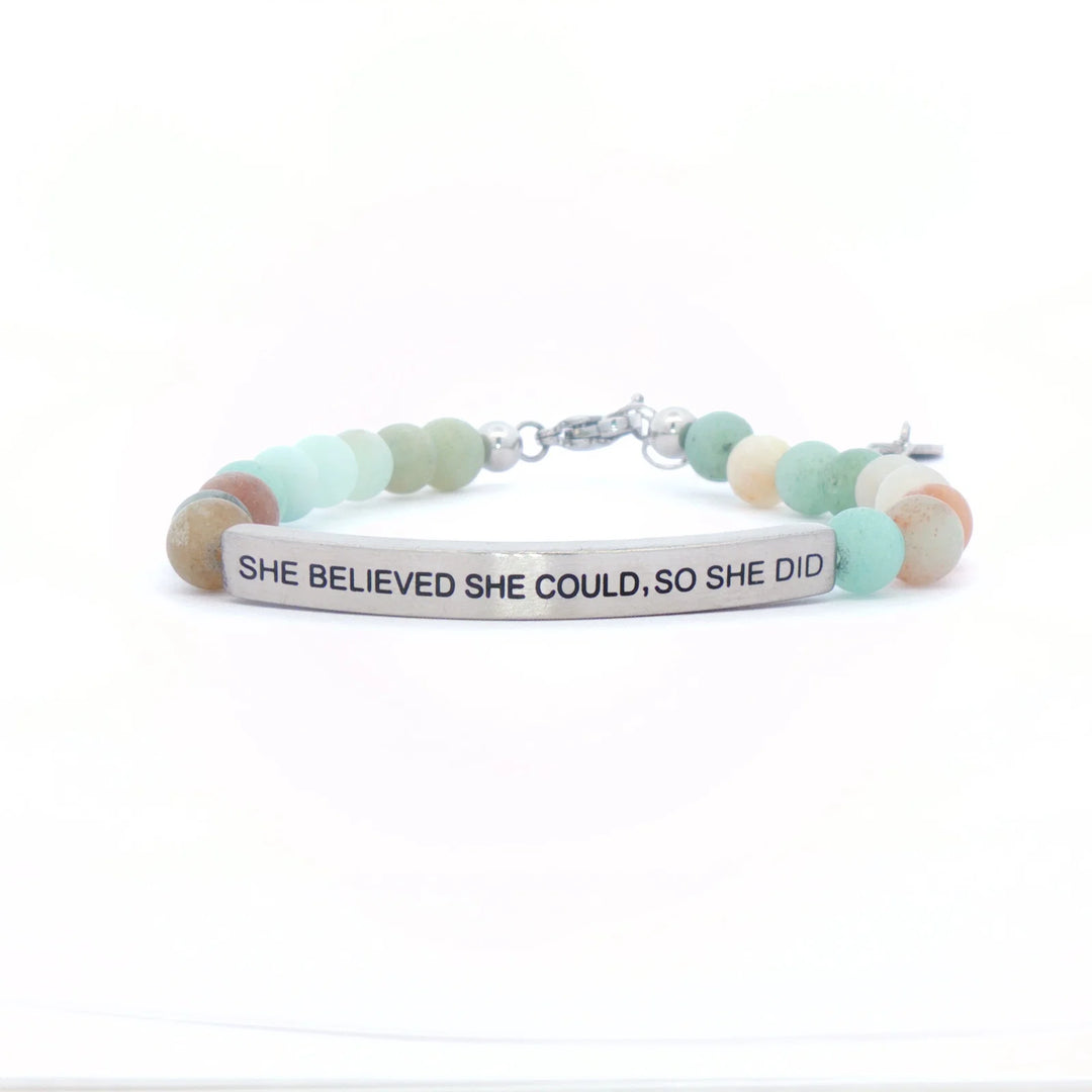 She Believed She Could So She Did Bracelet - Hendryx Boutique LLC