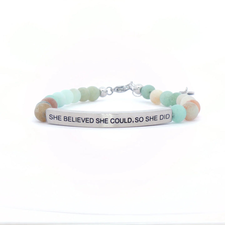 She Believed She Could So She Did Bracelet - Hendryx Boutique LLC