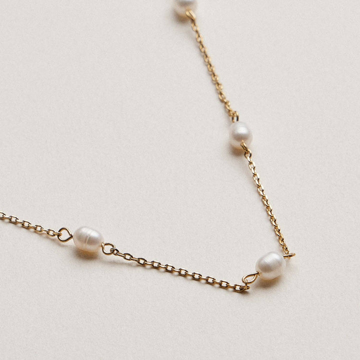 Pre-Order Gold Pearl Necklace