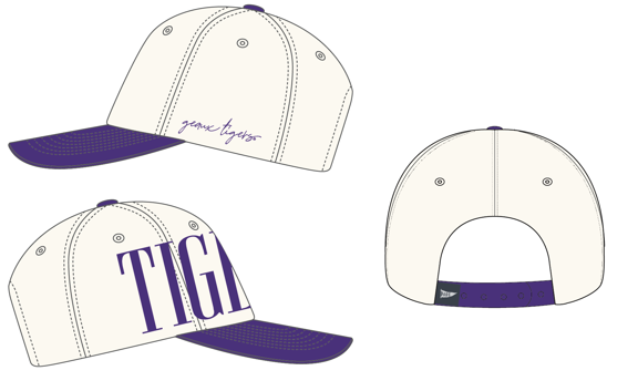 PRE-ORDER LSU Saturday Stretch Canvas Trucker Hat