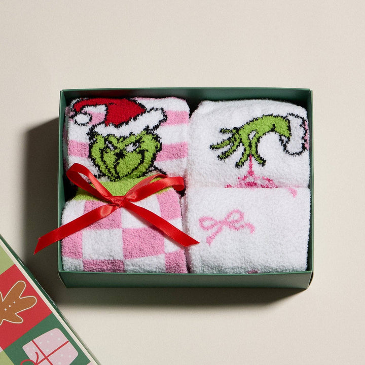 Pre-Order 4-in-1 Green Monster Cozy Socks Gift Set