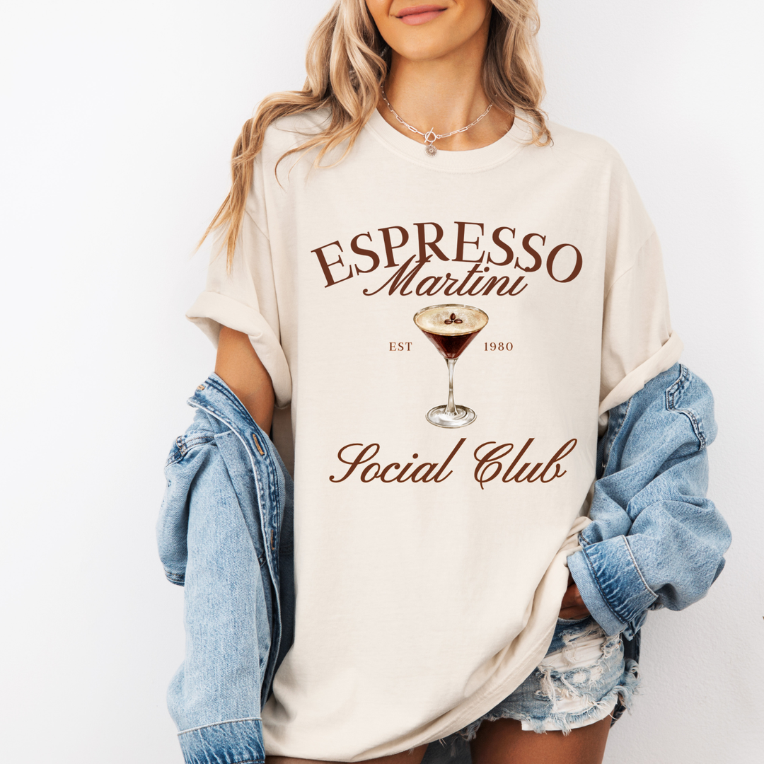 Pre-Order Espresso Martini Social Club Graphic Tee