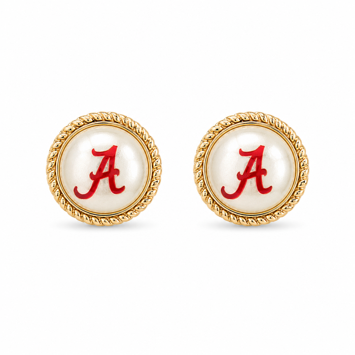 Pre-Order Alabama Pearl Stud Earrings