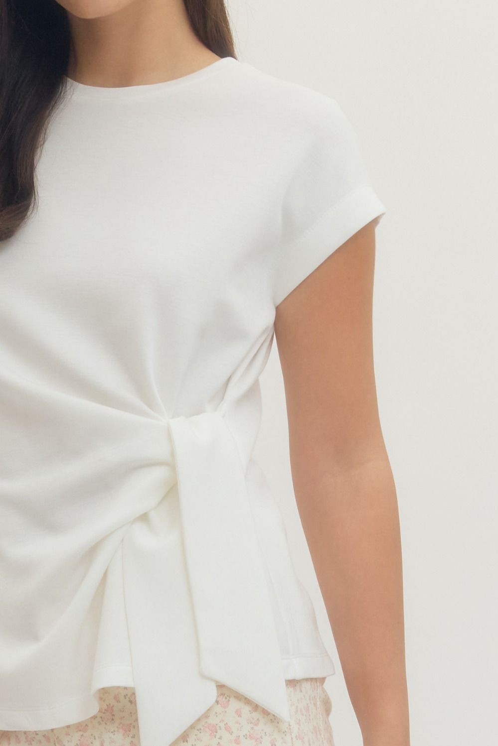 Classic Tie Detail Top