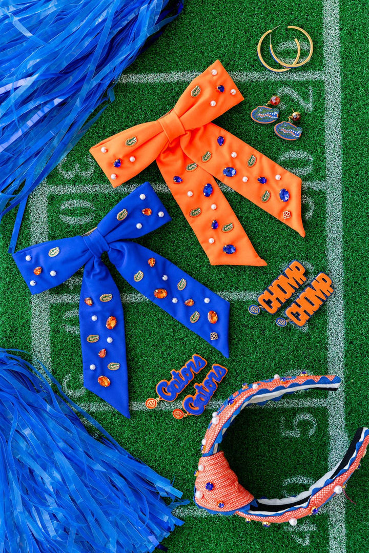 PRE-ORDER Florida Blue Gators Script Earrings