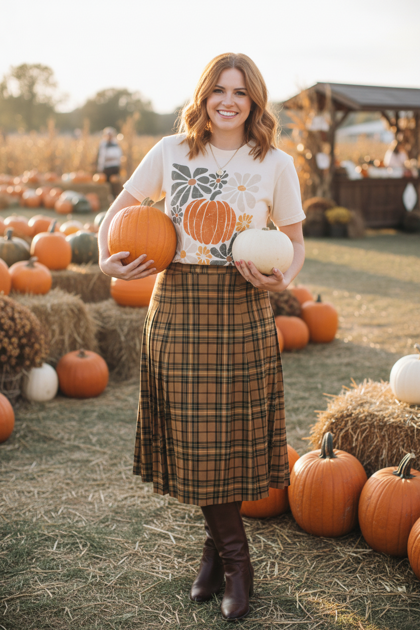 Lifestyle 3 - Plaid Skirt